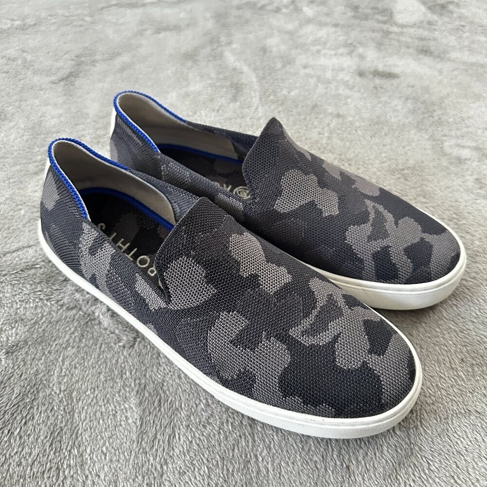 Rothy's The Original Slip On Camouflage Sneakers Shoes Women's 8.5